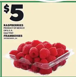 Independent Grocer RASPBERRIES offer