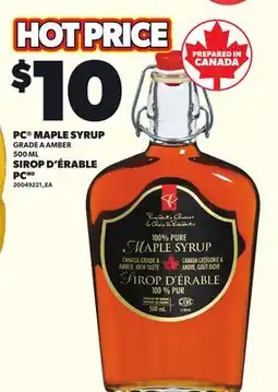 Independent Grocer PC MAPLE SYRUP offer