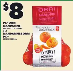 Independent Grocer PC ORRI MANDARINS, 2 LB offer