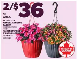 Independent Grocer PC DELUXE ANNUAL HANGING BASKET, 11 INCH offer