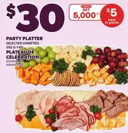Independent Grocer PARTY PLATTER, 592 G-1 KG offer