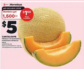 Independent Grocer CANTALOUPE offer