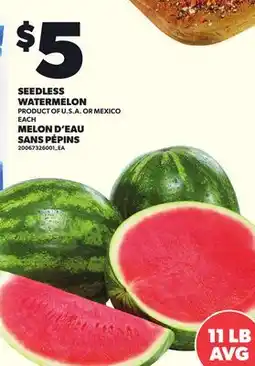 Independent Grocer SEEDLESS WATERMELON, 11 LB offer