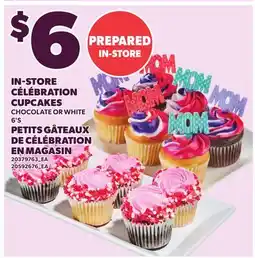 Independent Grocer IN-STORE CÉLÉBRATION CUPCAKES, 6'S offer