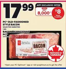 Independent Grocer PC OLD-FASHIONED STYLE BACON offer