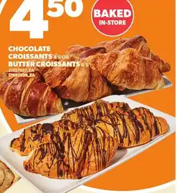 Independent Grocer CROISSANTS CROISSANTS 4'S OR BUTTER CROISSANTS 6'S offer