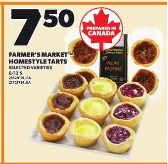 Independent Grocer FARMER'S MARKET HOMESTYLE TARTS, 6/12'S offer