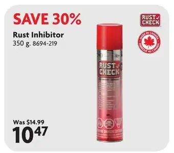 Home Hardware Rust Inhibitor offer