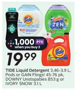 Sobeys TIDE Liquid Detergent offer