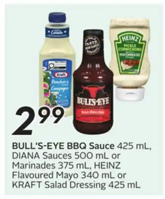 Sobeys BULL'S-EYE BBQ Sauce offer