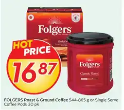 Sobeys FOLGERS Roast & Ground Coffee offer