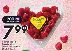 Sobeys Heart Shaped Raspberries offer