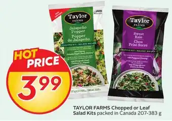 Sobeys TAYLOR FARMS Chopped or Leaf Salad Kits offer