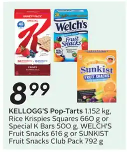 Sobeys KELLOGG'S Pop-Tarts offer
