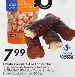 Sobeys Atlantic Canada 3-4 oz Lobster Tail offer