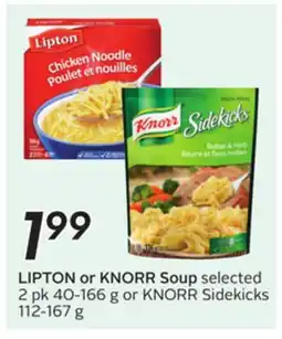 Sobeys LIPTON or KNORR Soup offer