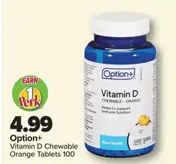 PharmaChoice Option+ Vitamin D Chewable Orange Tablets offer