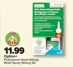 PharmaChoice Option+ Fluticasone Nasal Allergy Relief Spray offer