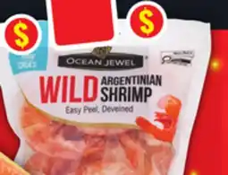 Food Basics FRESH ATLANTIC SALMON FILLET FAMILY PACK OR OCEAN JEWEL RAW ARGENTINIAN SHRIMP offer
