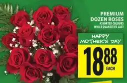 Food Basics PREMIUM DOZEN ROSES offer