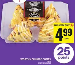 Food Basics WORTHY CRUMB SCONES offer