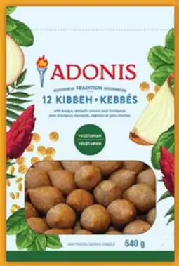 Food Basics ADONIS VEGETABLE OR HALAL BEEF KIBBEH offer