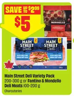 FreshCo Main Street Deli Variety Pack 200-300 g or Fantino & Mondello Deli Meats 100-200 g offer