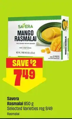 FreshCo Savera Rasmalai 850 g Selected Varieties offer
