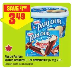 FreshCo Nestle Parlour Frozen Dessert 1.5 l or Novelties offer