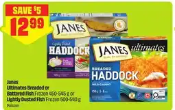FreshCo Janes Ultimates Breaded or Battered Fish Frozen 450-545 g or Lightly Dusted Frozen 500-540 g offer