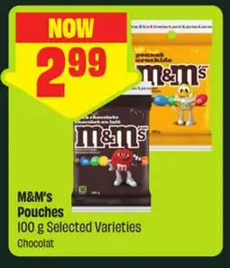 FreshCo M&M's Pouches 100 g Selected Varieties offer