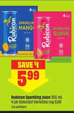 FreshCo Rubicon Sparkling Juice 355 ml 4 pk Selected Varieties offer