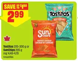 FreshCo Tostitos 205-300 g or SunChips 205 g offer