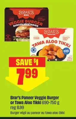 FreshCo Brar's Paneer Veggie Burger or Tawa Aloo Tikki 690 offer