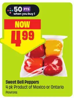 FreshCo Sweet Bell Peppers 4 pk Product of Mexico or Ontario offer