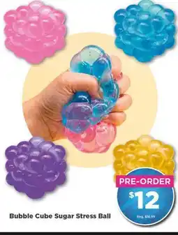 Showcase Bubble Cube Sugar Stress Ball offer