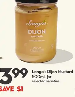 Longo's Longo's Dijon Mustard offer