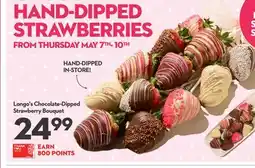 Longo's Chocolate-Dipped Strawberry Bouquet offer