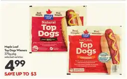 Longo's Top Dogs Wieners offer