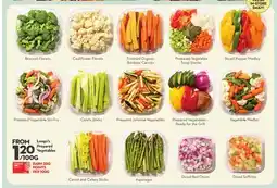 Longo's Prepared Vegetables offer