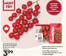 Longo's Sweet Strawberry Tomatoes offer