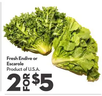 Longo's Fresh Endive or Escarole offer