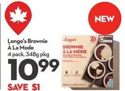 Longo's Brownie À La Mode offer