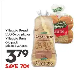 Longo's Bread 550-675g pkg or Buns 6-8 pack offer