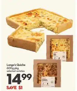 Longo's Longo's Quiche offer