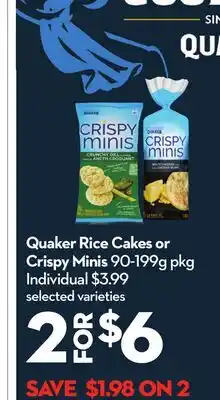 Longo's Rice Cakes or Crispy Minis offer