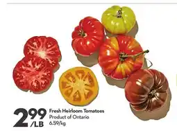 Longo's Fresh Heirloom Tomatoes offer