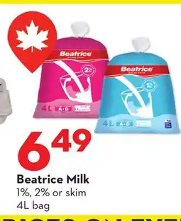 Longo's Milk offer