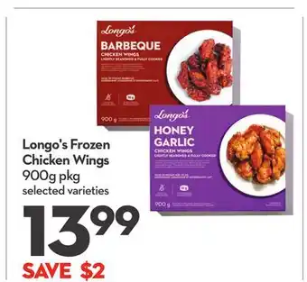 Longo's Frozen Chicken Wings offer