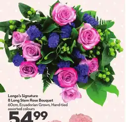Longo's Signature 8 Long Stem Rose Bouquet offer